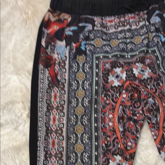 Clover Canyon Drawstring Black and Orange Pants - Picture 4 of 7